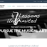 Lessons Unlimited Full Website Screen Capture